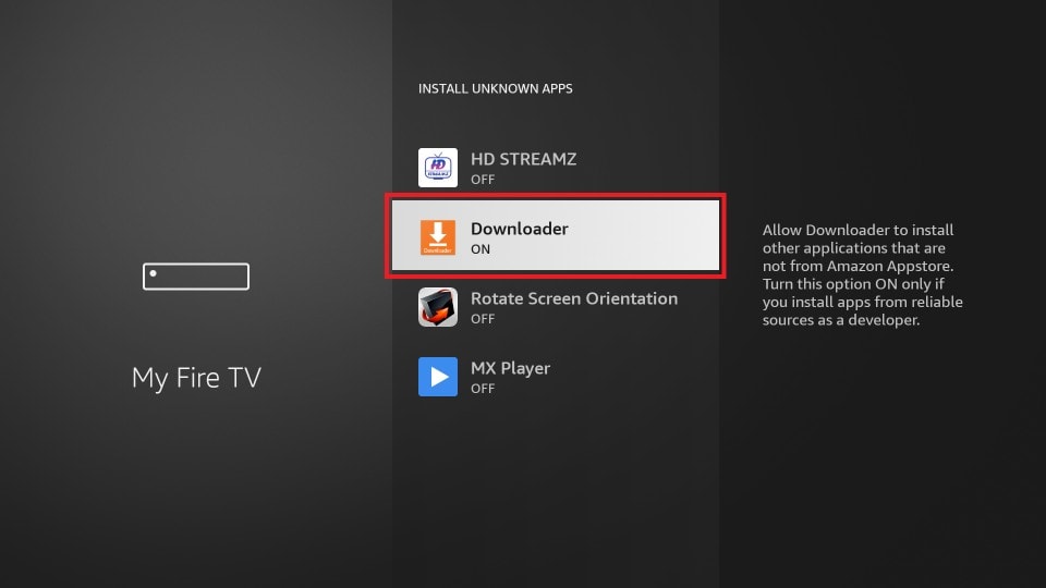 Activer Downloader