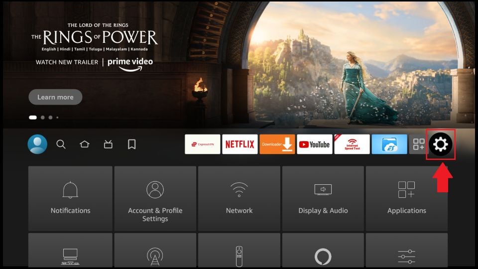 Paramètres FireStick